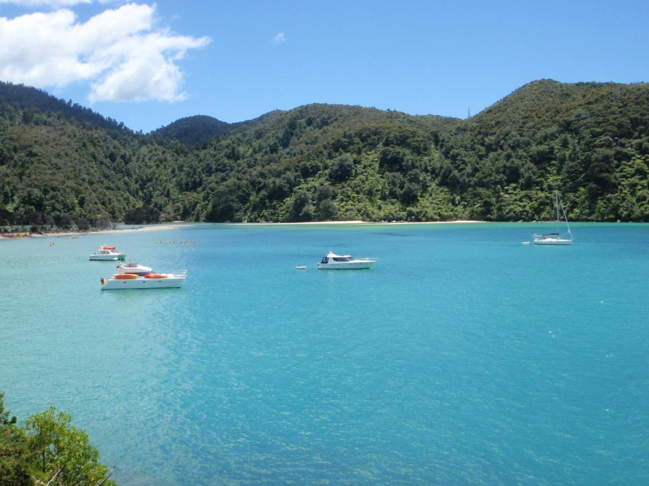 Beach Front:Palms-On-The-Beach.Kaiteriteri. 외부 사진